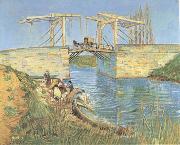 The Langlois Bridge at Arles (mk09) Vincent Van Gogh